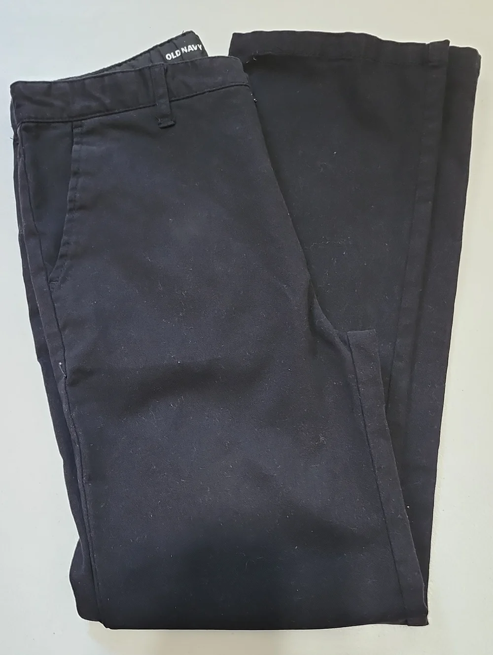 2 pairs EUC Sz14Y Old Navy Chinos in Black and Khaki